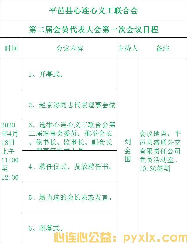 平邑县心连心义工联合会第二届一次会员代表大会(图1)